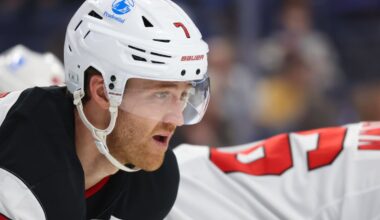 Star Defenseman Avoids Devils Trade Question