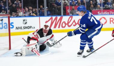 Devils Choke, Shutout Against $40-Million Injury Depleted Maple Leafs
