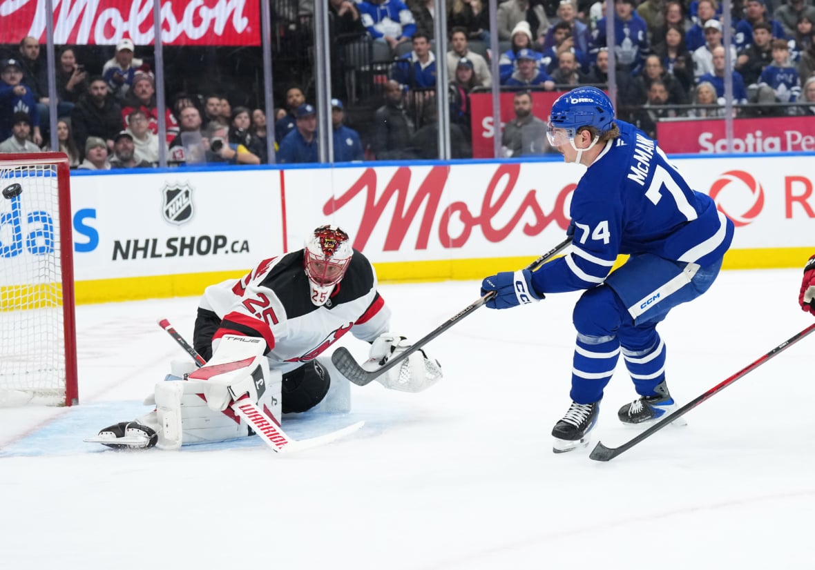 Devils Choke, Shutout Against $40-Million Injury Depleted Maple Leafs
