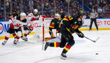 Devils Working Phone Lines, Quinn Hughes, Predators