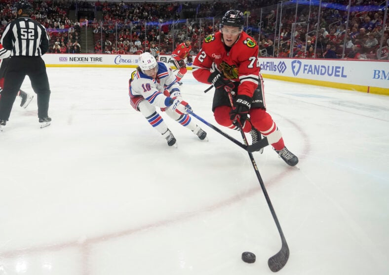 NHL: New York Rangers at Chicago Blackhawks