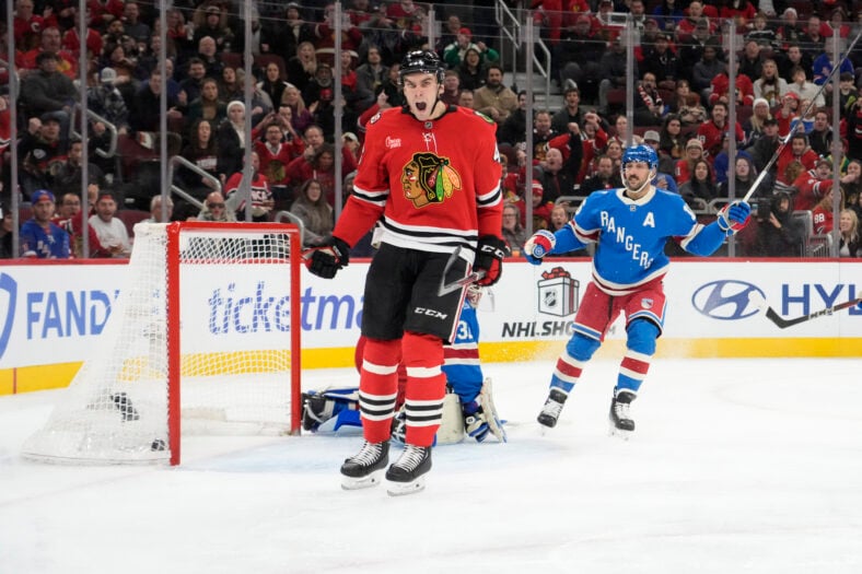 NHL: New York Rangers at Chicago Blackhawks