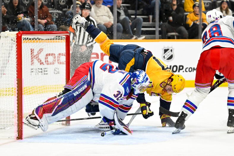 NHL: New York Rangers at Nashville Predators