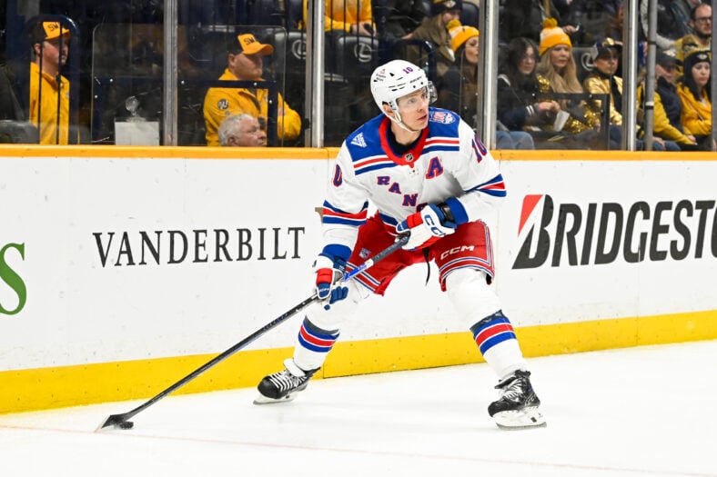 NHL: New York Rangers at Nashville Predators