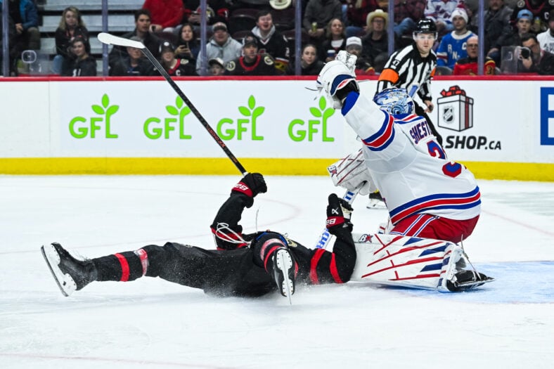 NHL: New York Rangers at Ottawa Senators