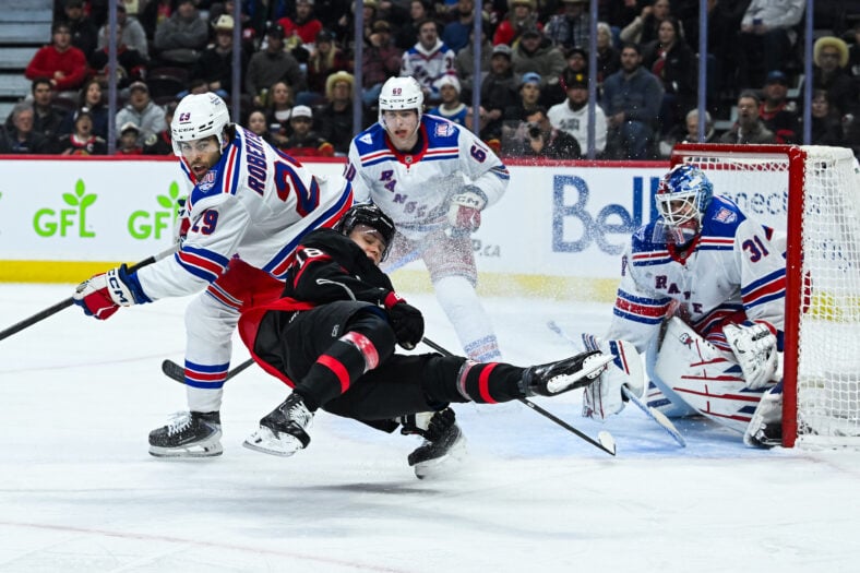 NHL: New York Rangers at Ottawa Senators