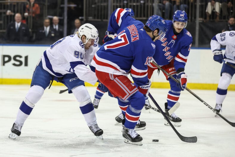 NHL: Tampa Bay Lightning at New York Rangers