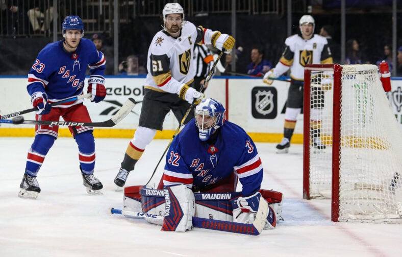 NHL: Vegas Golden Knights at New York Rangers