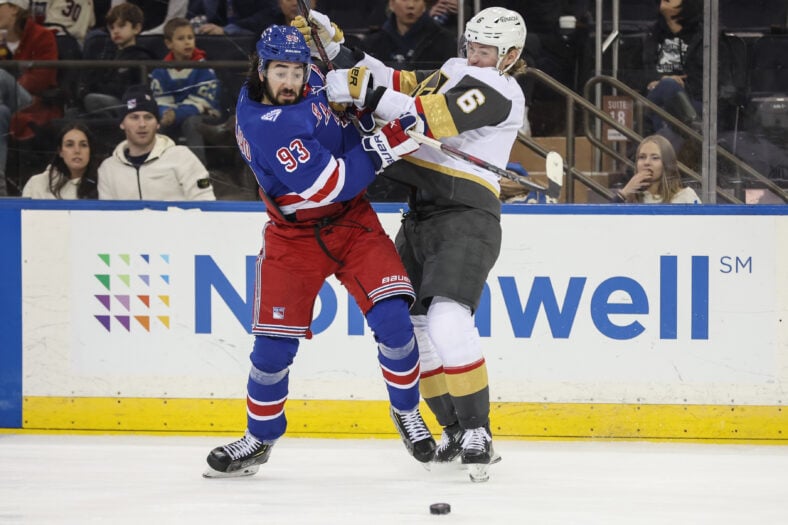NHL: Vegas Golden Knights at New York Rangers