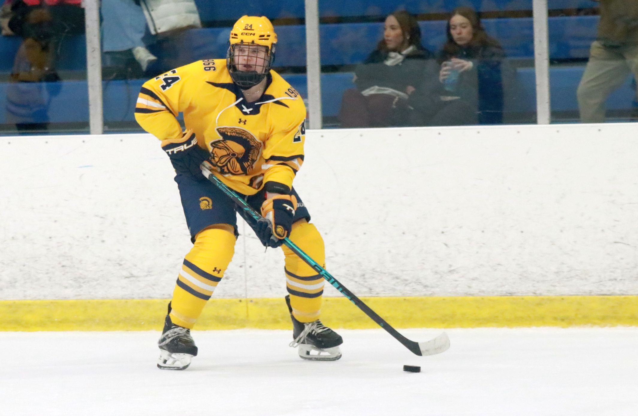 The Trenton ice hockey team was handed a 5-2 loss...