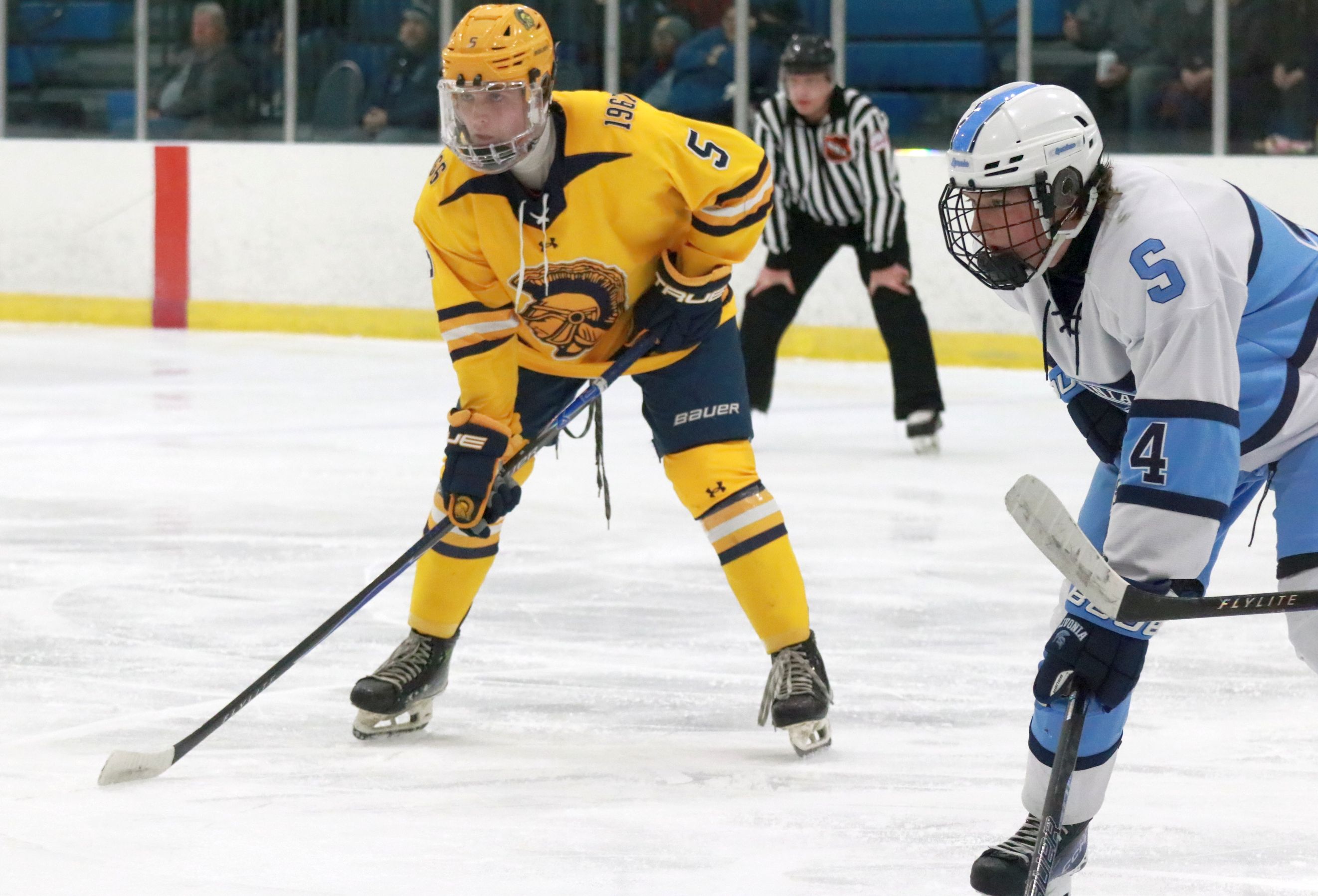 The Trenton ice hockey team was handed a 5-2 loss...