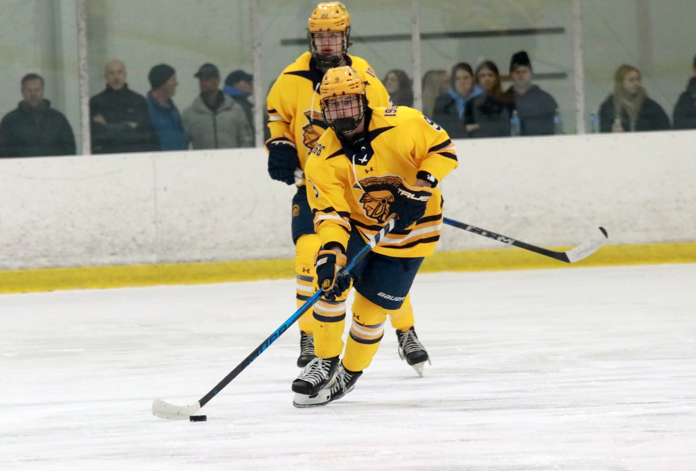 The Trenton ice hockey team was handed a 5-2 loss...