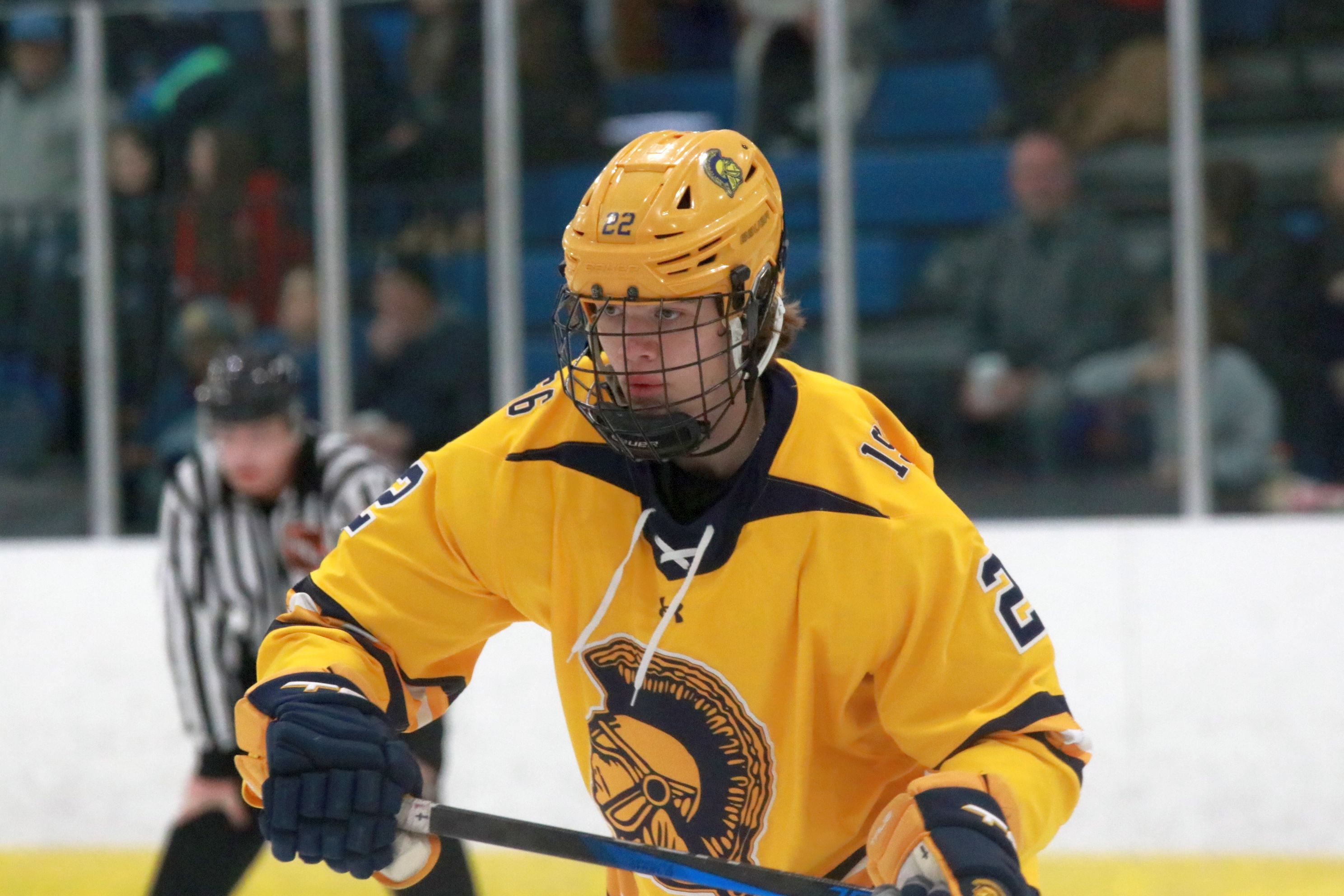 The Trenton ice hockey team was handed a 5-2 loss...