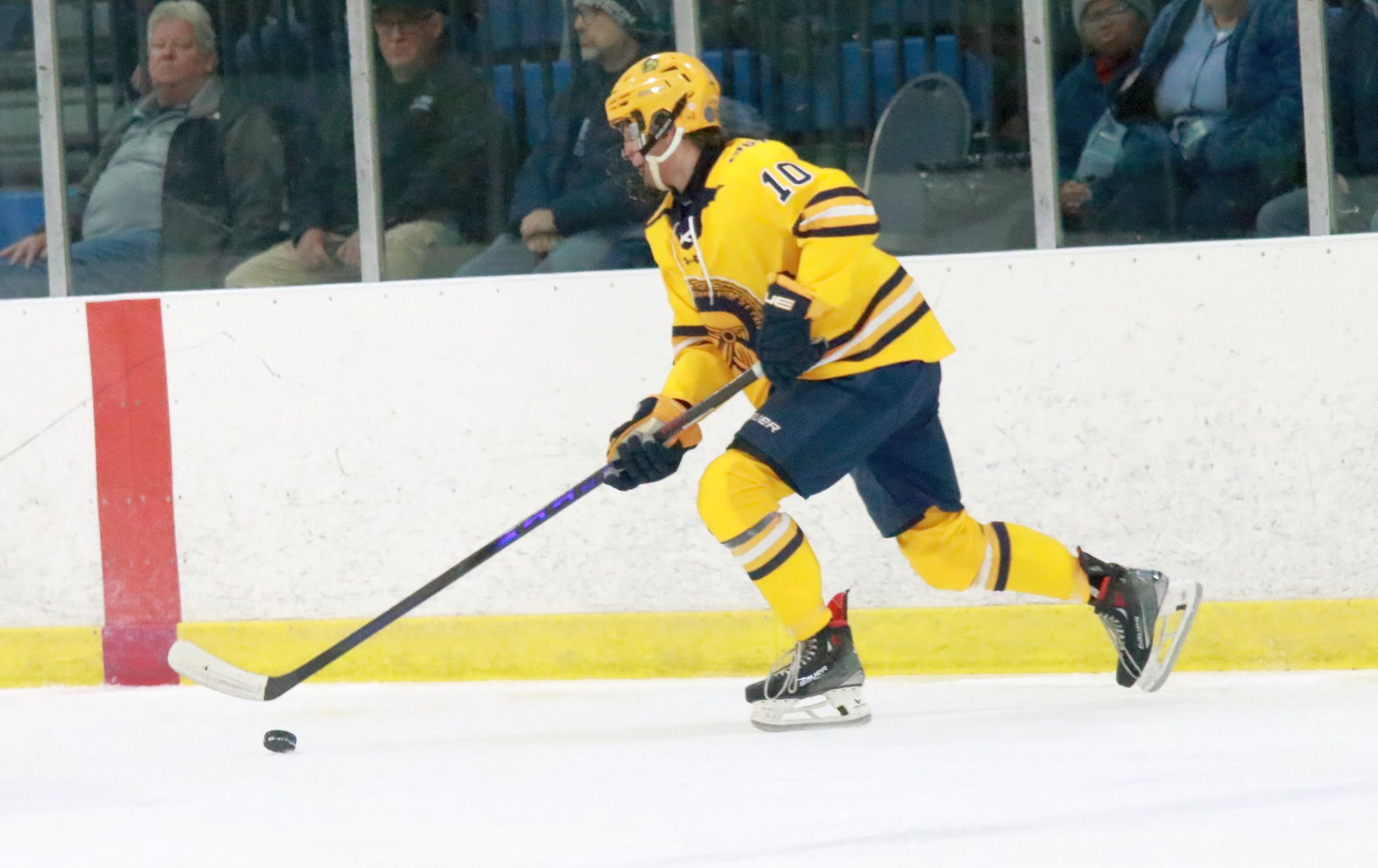 The Trenton ice hockey team was handed a 5-2 loss...