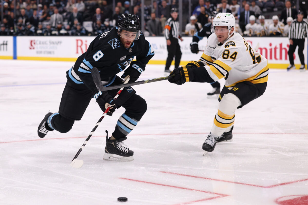 Nick Schmaltz Utah Mammoth Tanner Jeannot Boston Bruins