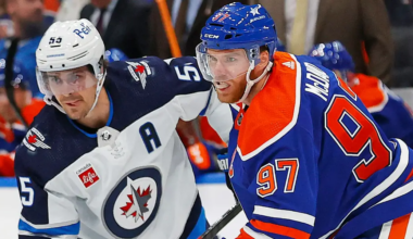 Connor McDavid and Mark Scheifele