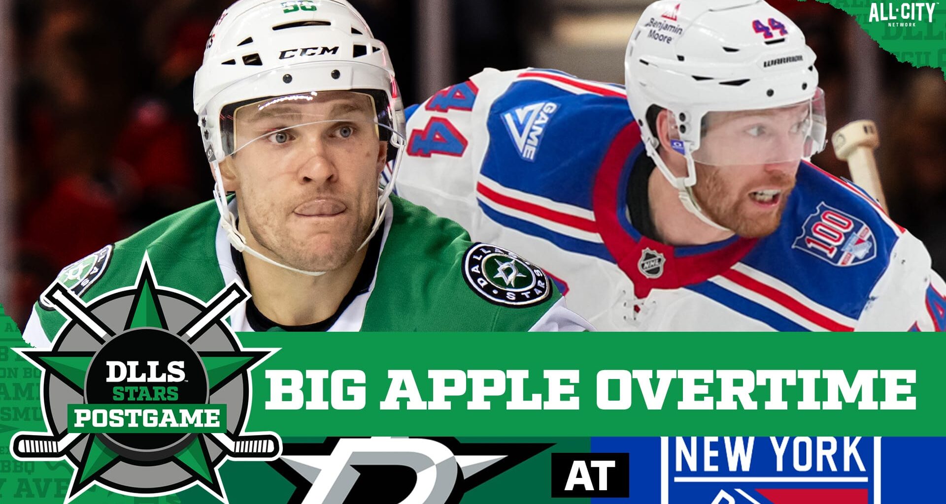 DLLS Dallas Stars postgame show - New York Rangers