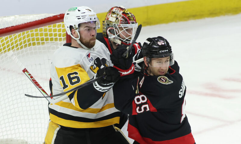 Ullmark makes 24 saves as Senators hand Penguins 7th straight loss | News, Sports, Jobs