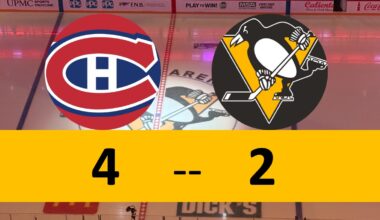 Penguins Get Jammed Up, Soundly Beaten by Canadiens