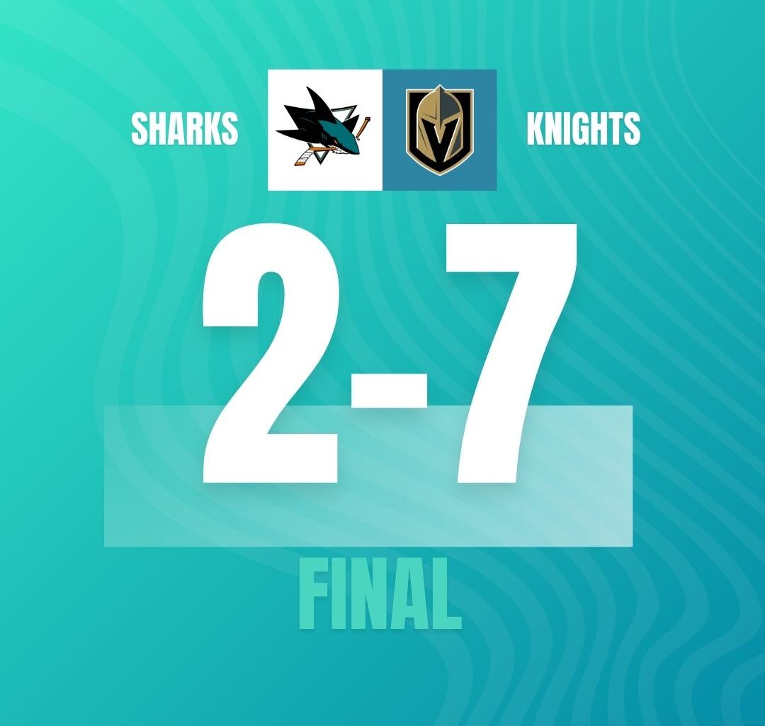 Quick Bites: Sharks flounder in Vegas