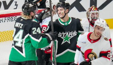 Wyatt Johnston’s hat trick lifts Stars to win as red-hot November ends in win vs. Senators