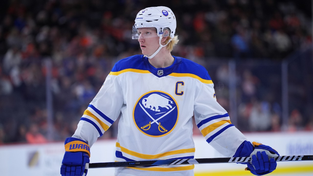 Sabres' Dahlin given game misconduct for boarding Flyers' Zegras