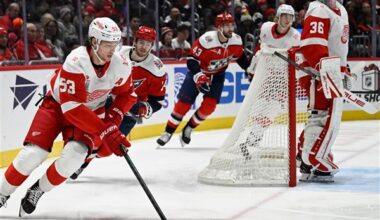 Moritz Seider has a goal and an assist, Red Wings beat Capitals 5-2