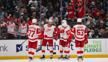 Red Wings Sweep Season Series in 4-3 Win Over Kraken - The Hockey Writers - Detroit Red Wings