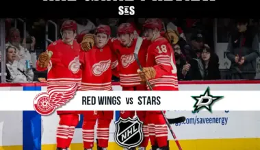Red Wings vs Stars 12 23