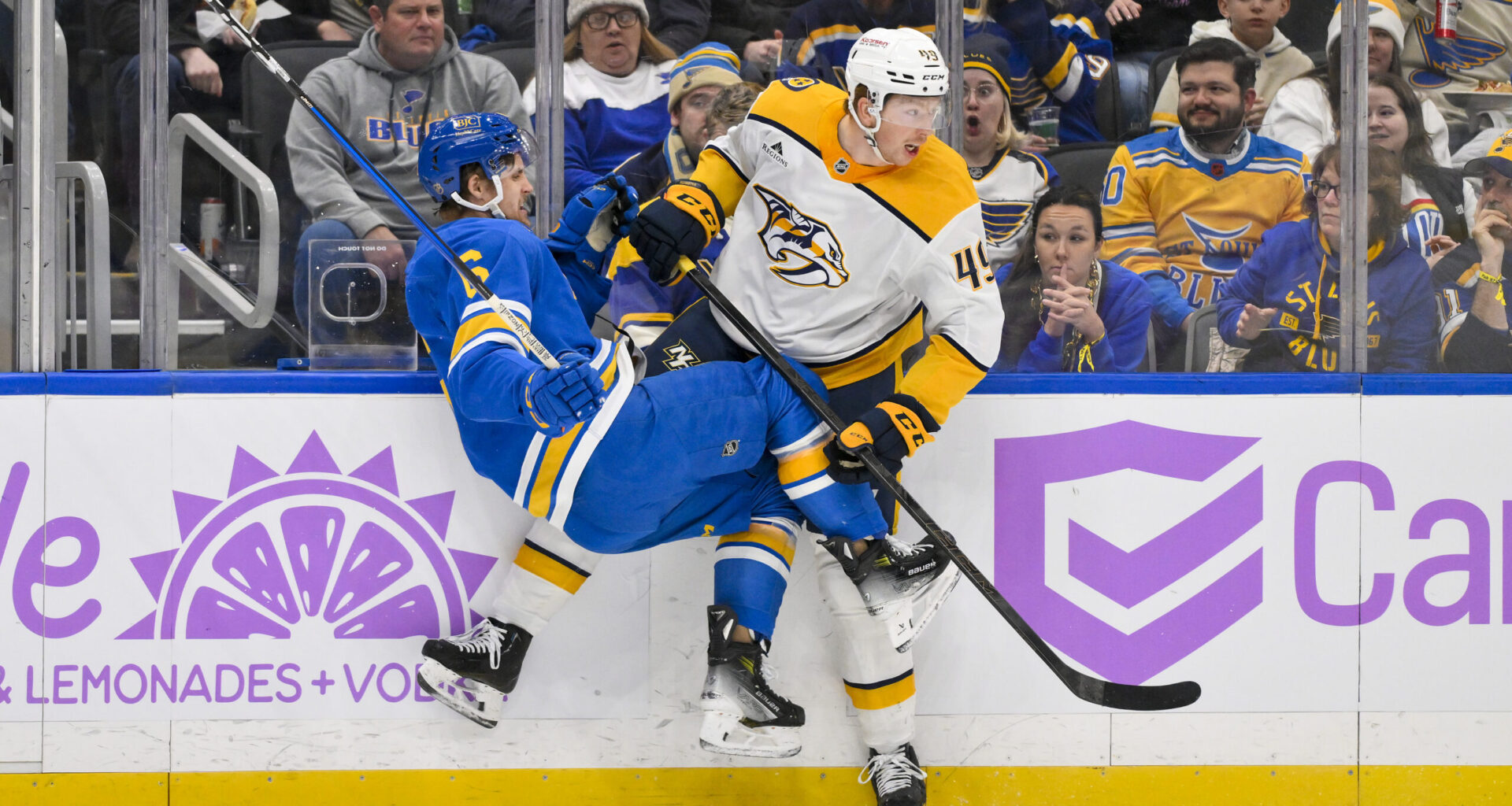 Forsberg's Hat Trick Leads the Predators to Another Win Over the Blues - The Hockey Writers - Nashville Predators