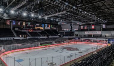 Rockford IceHogs | IceHogs, BMO Center Unveil New LED Dasher Boards