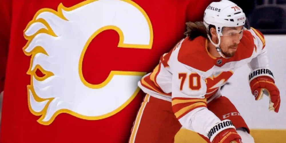 Calgary Flames forward Ryan Lomberg