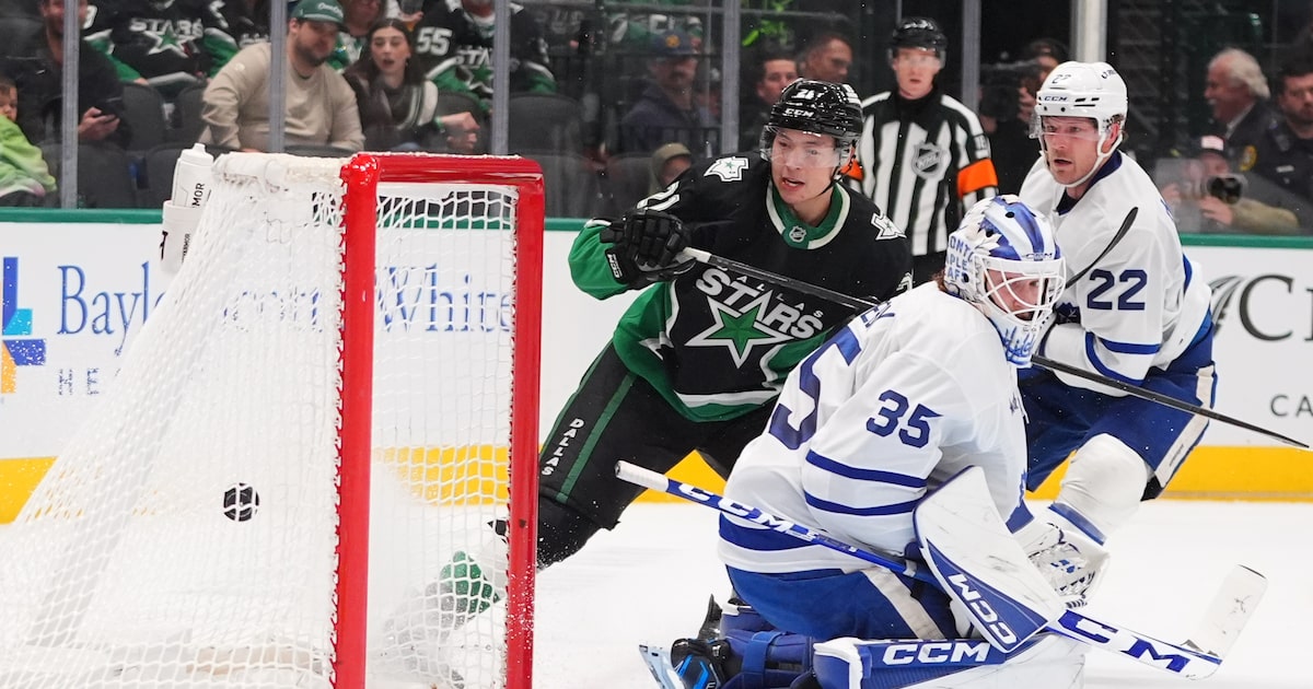 Stars forward Jason Robertson showing physicality as opponents do all they can to stop him