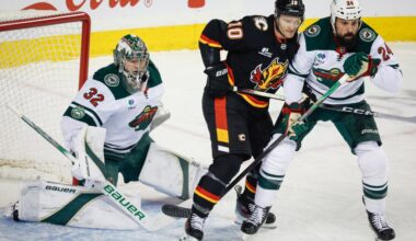 Flames dominate late to douse Wild point streak – Twin Cities