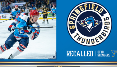 Springfield Thunderbirds | Blues Recall F Otto Stenberg from T-Birds