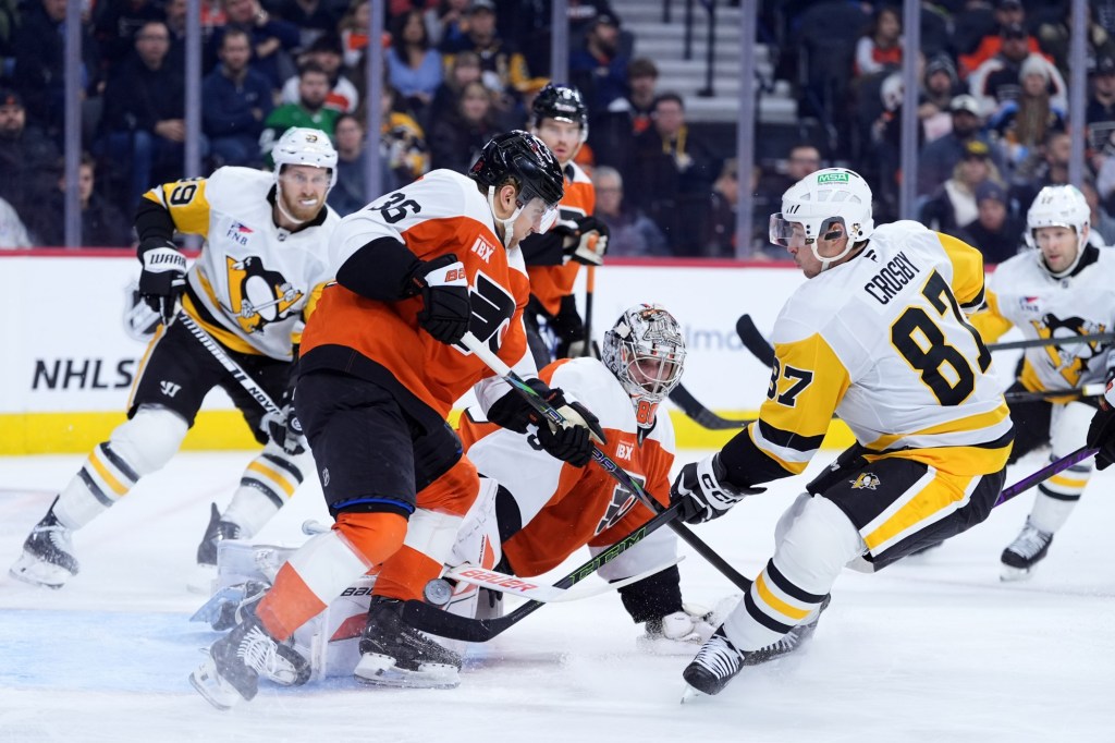 Flyers’ penalty kill gives up three goals in loss to Penguins
