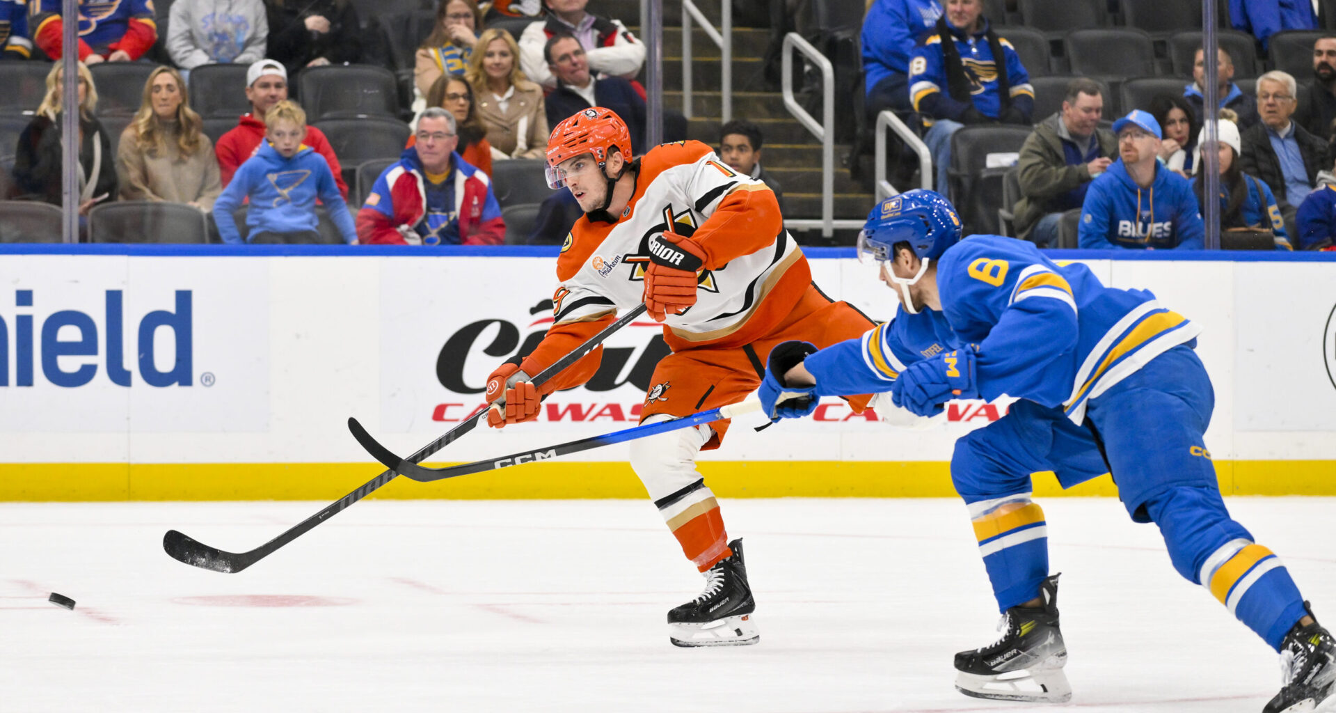 Ducks Chase Binnington, Beat Blues 4-1 - The Hockey Writers - Anaheim Ducks