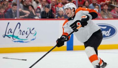 Vancouver Canucks head coach Rick Tocchet on the bench against the Colorado Avalanche in the first period at Rogers Arena