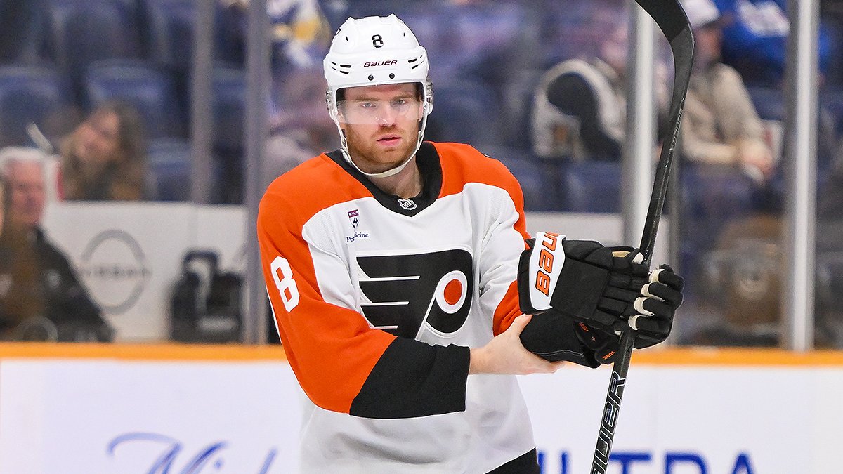 Cam York dealing with upper-body injury as Flyers host Avalanche – NBC Sports Philadelphia