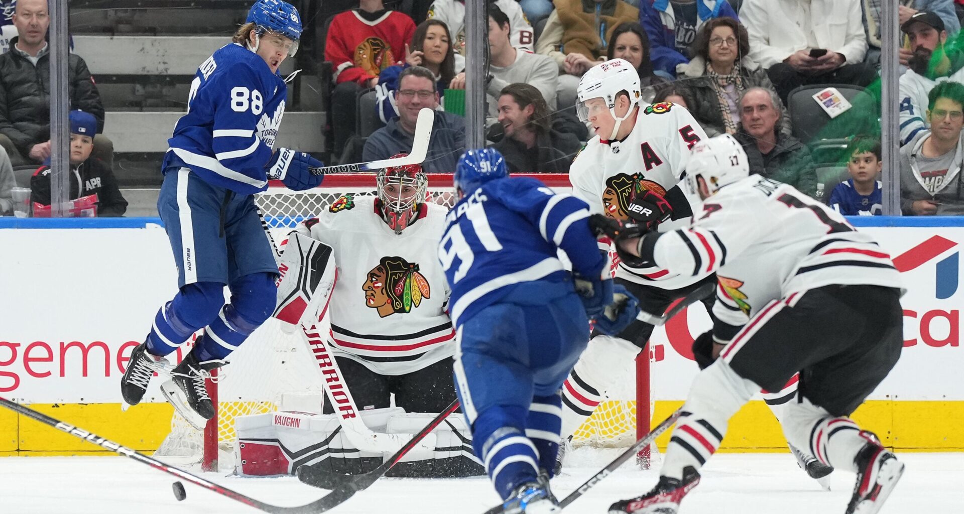 Hawks and Leafs Square-Off on a Tuesday Evening