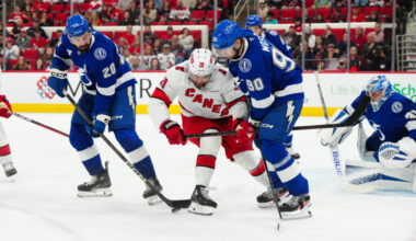 The Lightning and Hurricanes Mix for a Powerful Saturday Storm