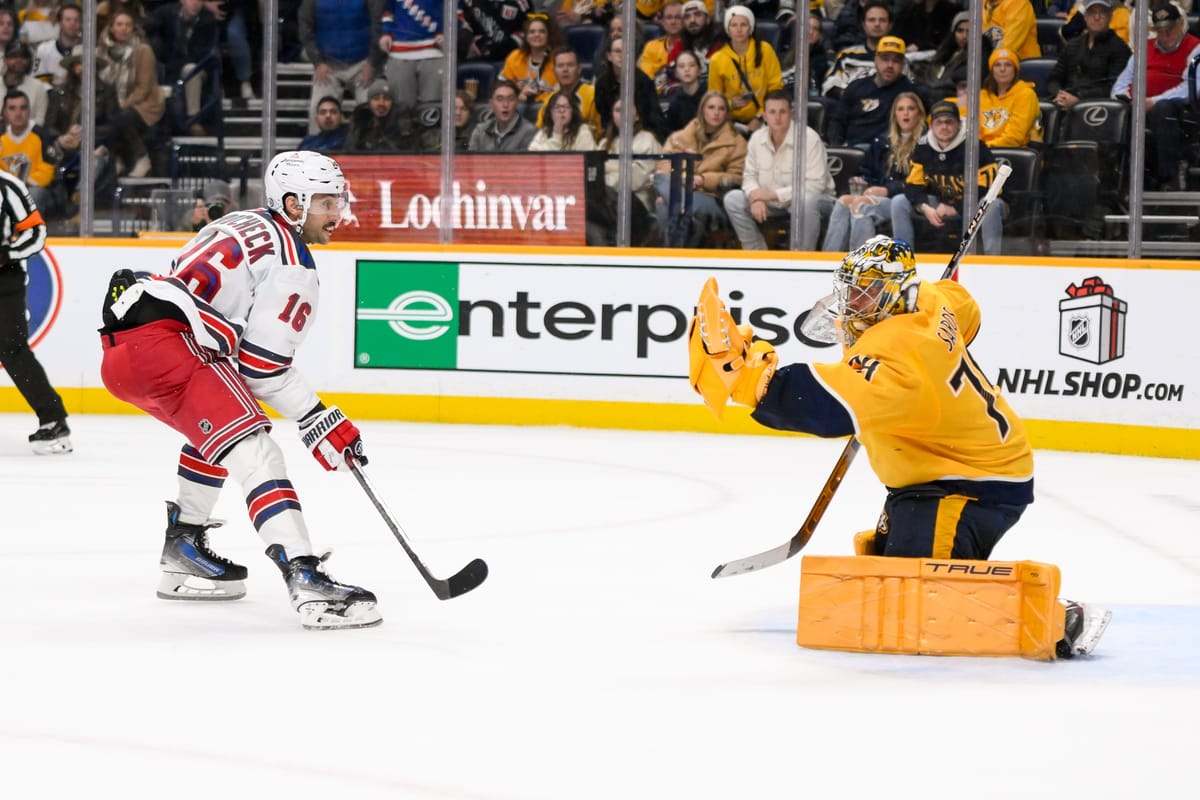New York Rangers vs. Nashville Predators Open Thread