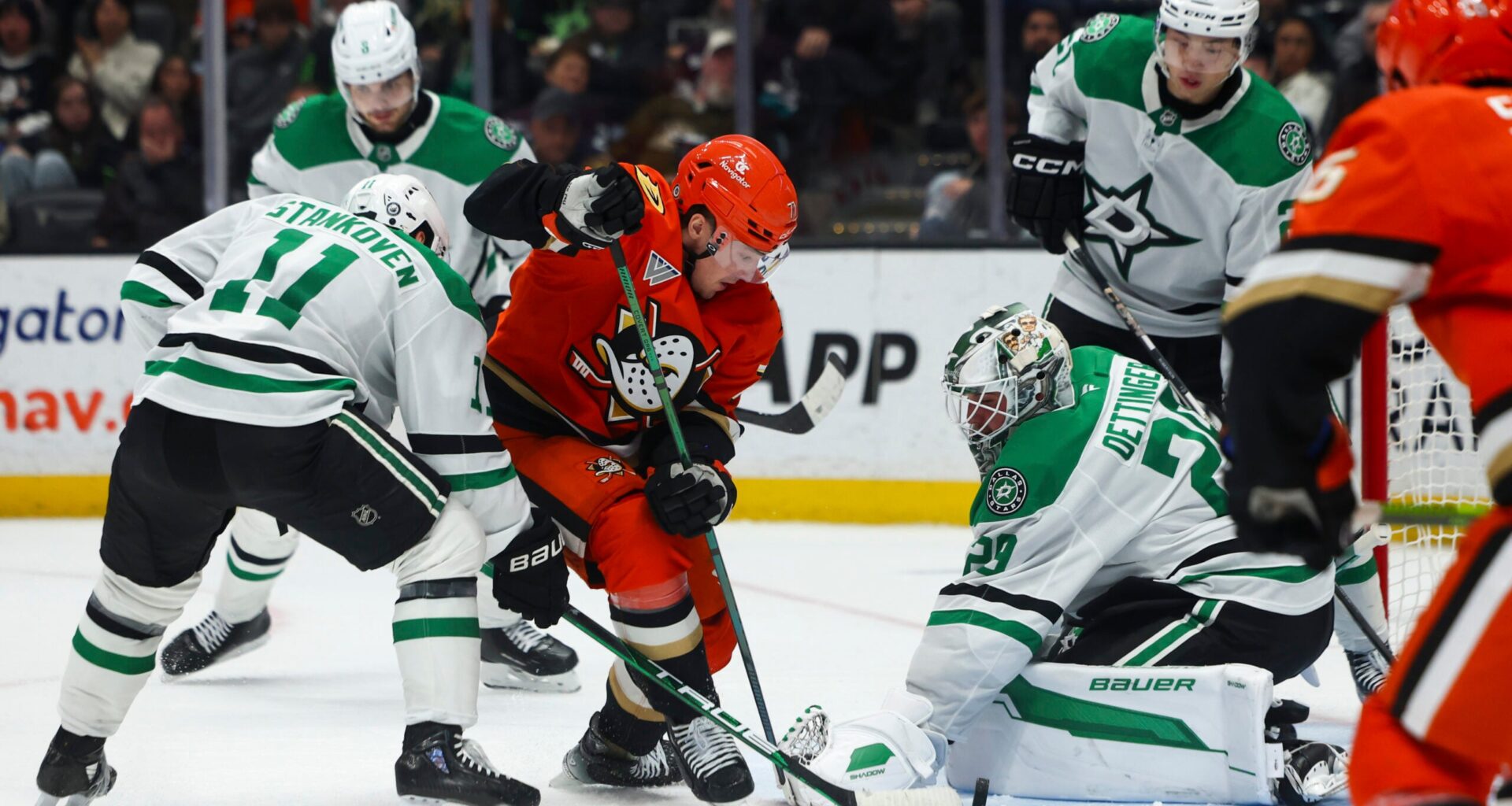 Stars Visit Ducks on Second Half of Back-to-Back