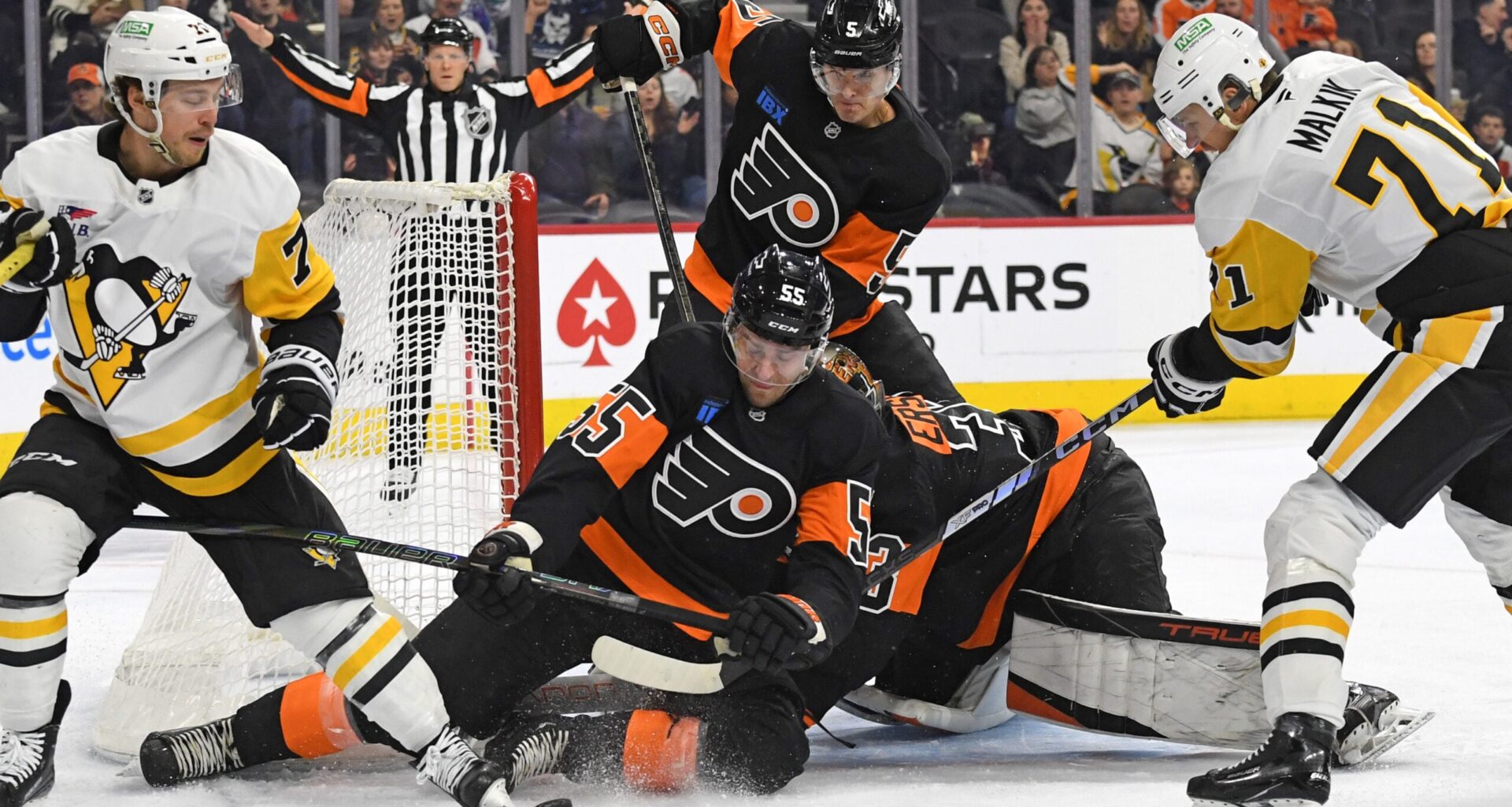 Monday Night, the Battle of Pennsylvania, Pens and Flyers