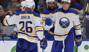 Don’t expect the Sabres to trade Thompson, Dahlin any time soon