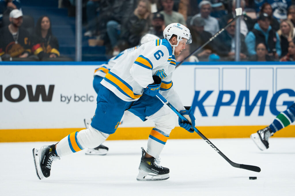 No Contract Talks Between St. Louis Blues, Philip Broberg