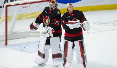 Ottawa Senators Goalie Takes a Step Back
