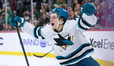 Macklin Celebrini is putting together excellent Hart Trophy case