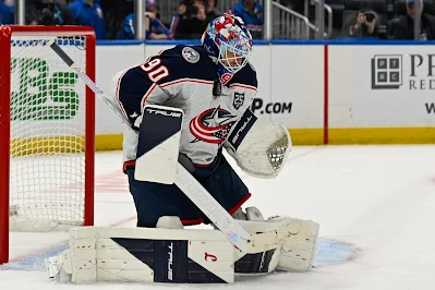 Elvis Merzlikins, Columbus Blue Jackets