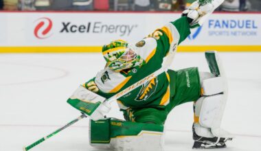 Wild’s Jesper Wallstedt looks like the young star goalie many expected he’d be